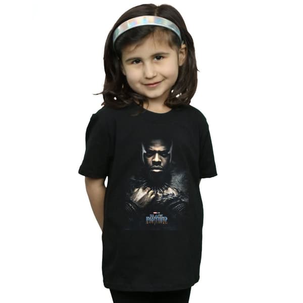 Marvel Black Panther M´Baku Poster T-shirt i bomull för flickor