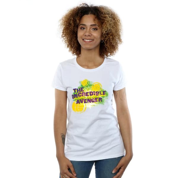 Marvel Womens/Ladies Hulk Incredible Avenger Cotton T-Shirt