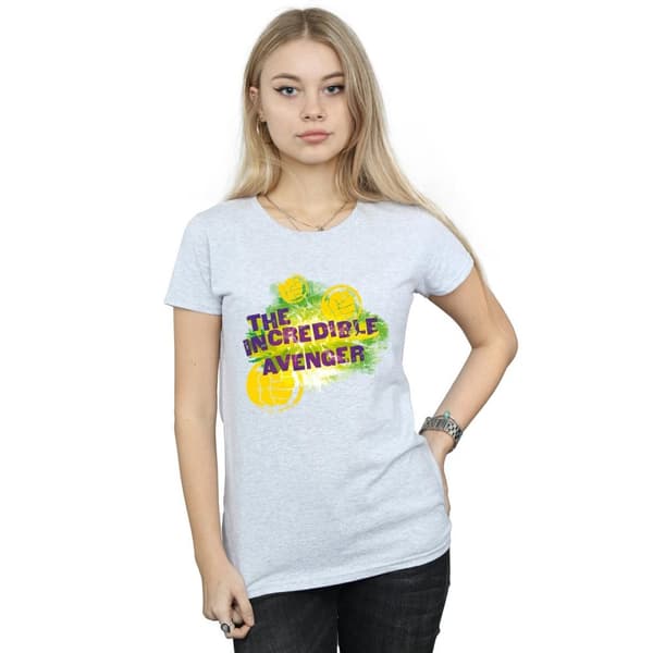 Marvel Womens/Ladies Hulk Incredible Avenger Cotton T-Shirt