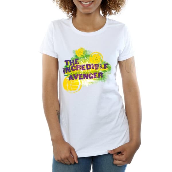 Marvel Womens/Ladies Hulk Incredible Avenger Cotton T-Shirt