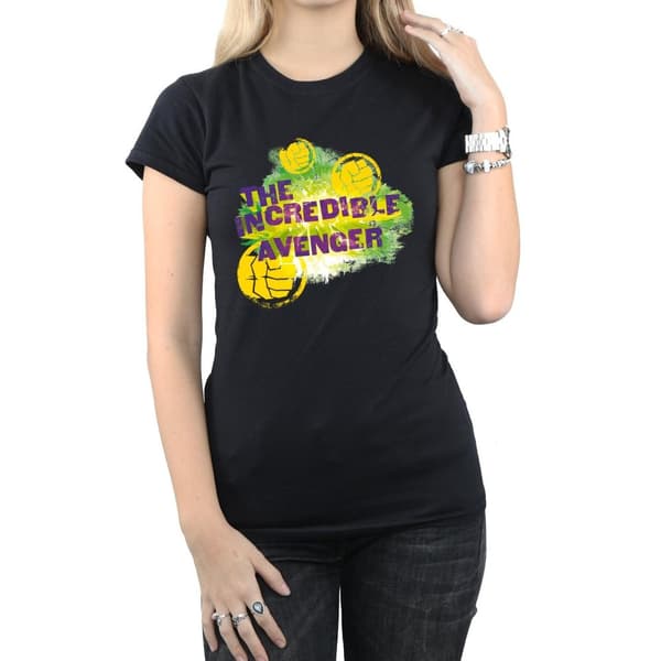 Marvel Womens/Ladies Hulk Incredible Avenger Cotton T-Shirt