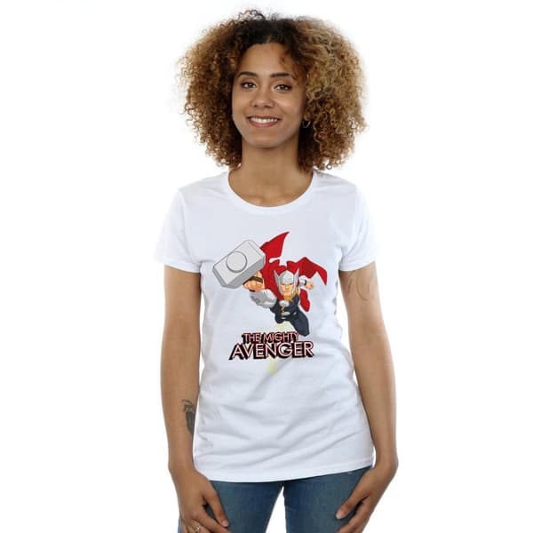 Marvel Dam/Tjej - Thor The Mighty Avenger - Bomulls-T-shirt