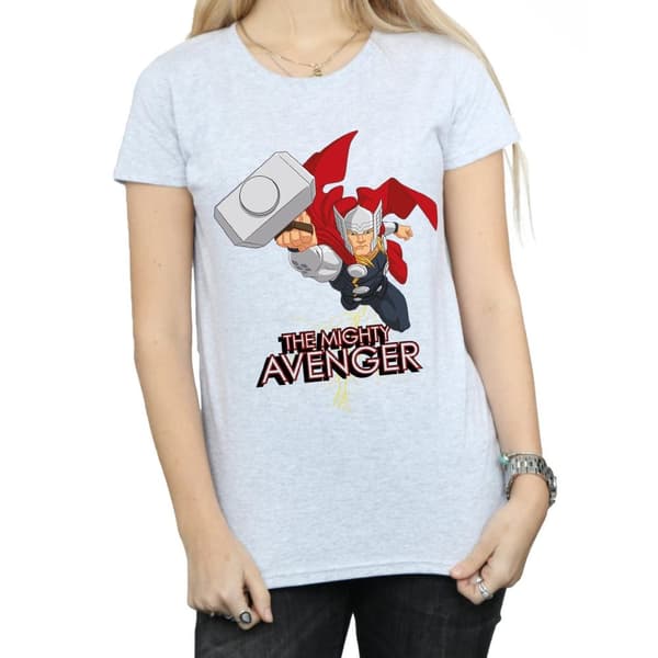 Marvel Dam/Tjej - Thor The Mighty Avenger - Bomulls-T-shirt