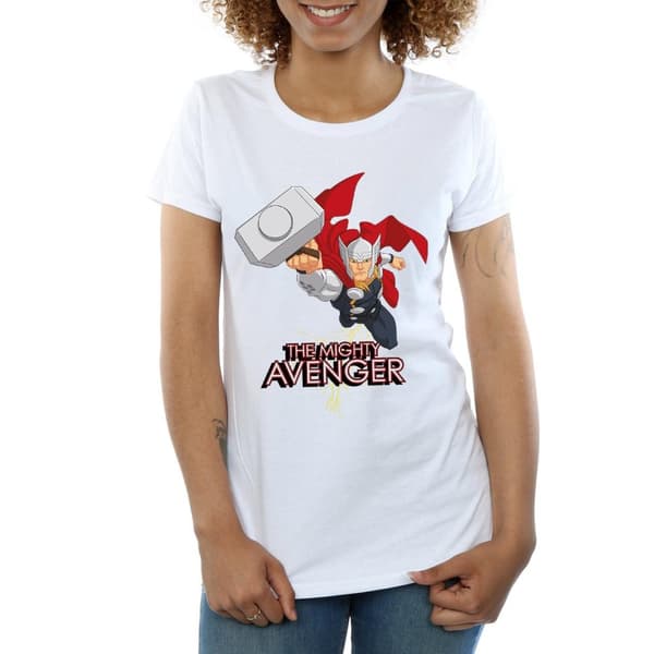 Marvel Dam/Tjej - Thor The Mighty Avenger - Bomulls-T-shirt