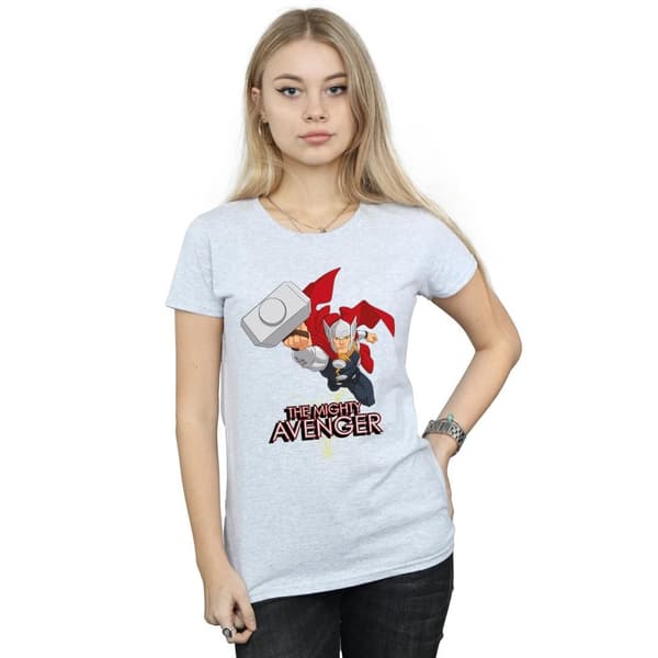 Marvel Dam/Tjej - Thor The Mighty Avenger - Bomulls-T-shirt