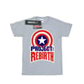Miniatyrbillede 1 af 5: Marvel Girls Captain America Project Rebirth Cotton T-Shirt