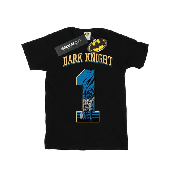 DC Comics Womens/Ladies Batman Football Dark Knight Cotton Boyfriend T-Shirt