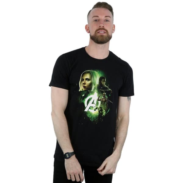 Marvel Mens Avengers Infinity War Widow Panther Team Up T-Shirt