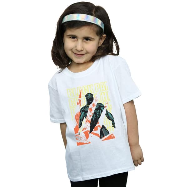 Marvel T-shirt i bomull med collage av Black Panther från Avengers