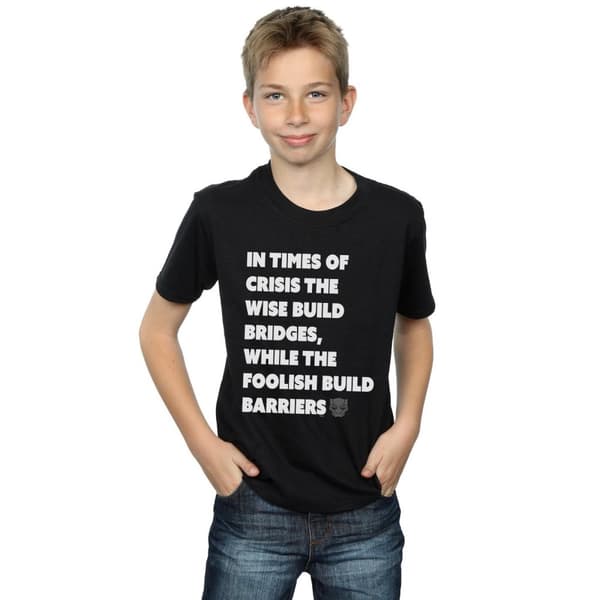 Marvel Black Panther Times Of Crisis - T-shirt för pojkar