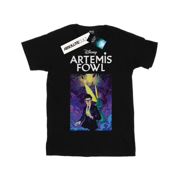 Disney Artemis Fowl - T-shirt med bokomslag för herrar Black 4XL
