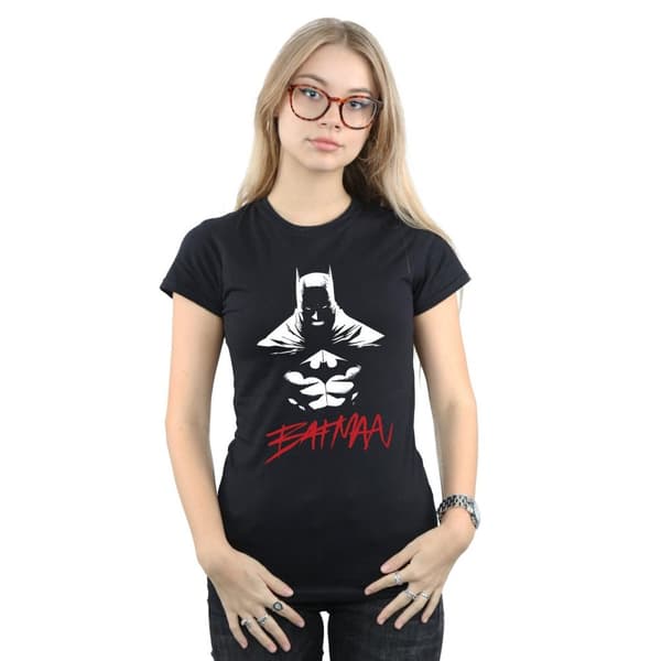 DC Comics Womens/Ladies Batman Shadows Cotton T-Shirt