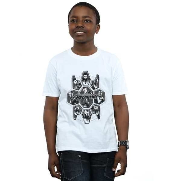 Marvel Boys Avengers Endgame Hero Shapes T-Shirt