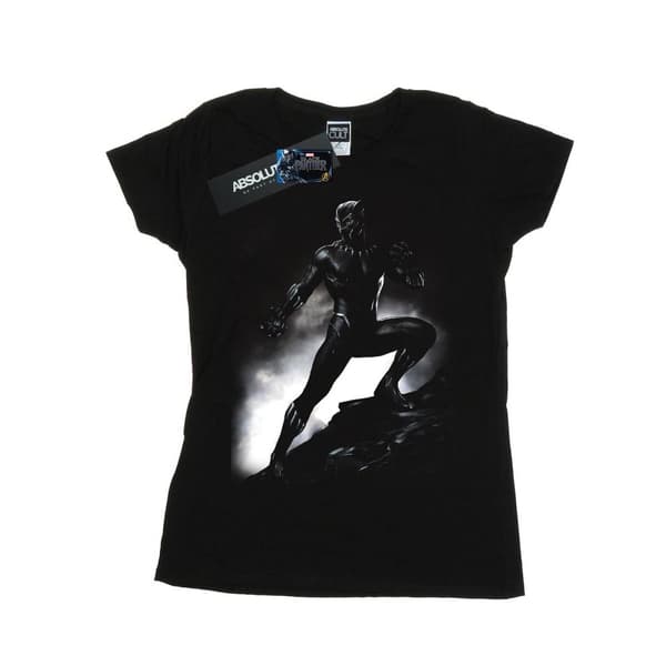 Marvel Black Panther Standing Pose - bomulls-T-shirt för kvinnor/damer