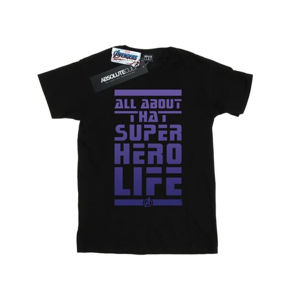 Marvel Girls Avengers Endgame Superhero Life Cotton T-Shirt