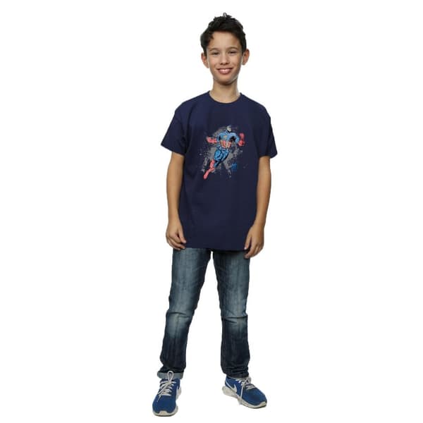 Marvel Boys Avengers Captain America Splash T-Shirt
