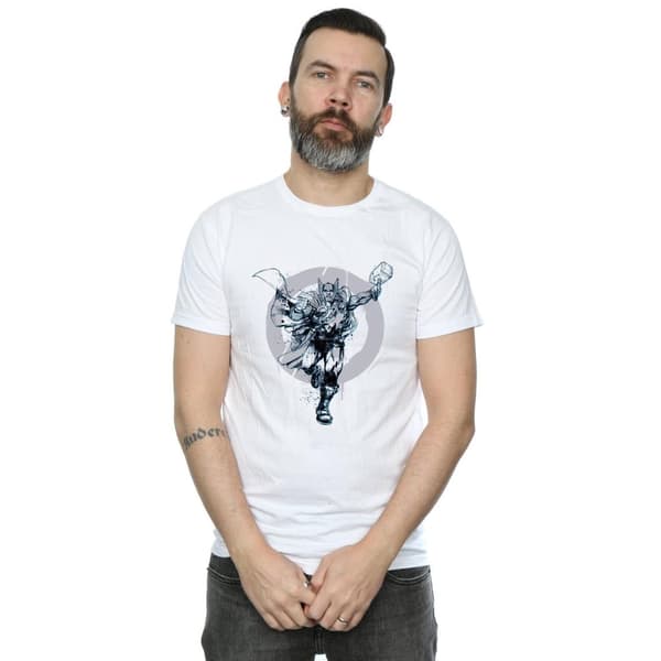 Marvel Mens Thor Circle T-Shirt