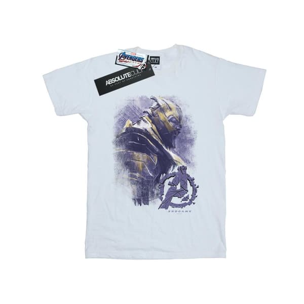 Marvel Girls Avengers Endgame Thanos Brushed Cotton T-Shirt