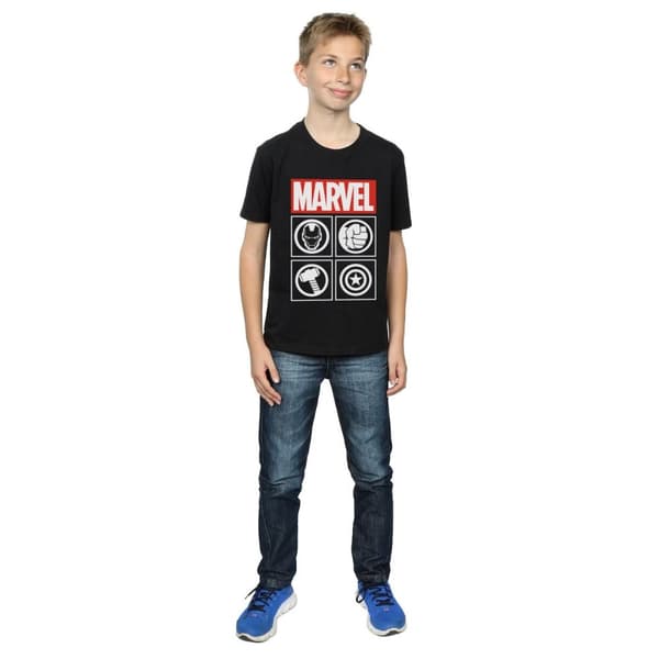 Marvel Boys Avengers Icons T-Shirt