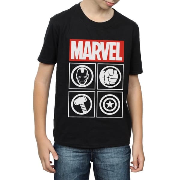 Marvel Boys Avengers Icons T-Shirt