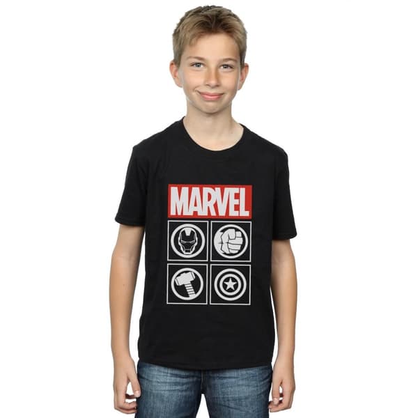 Marvel Boys Avengers Icons T-Shirt