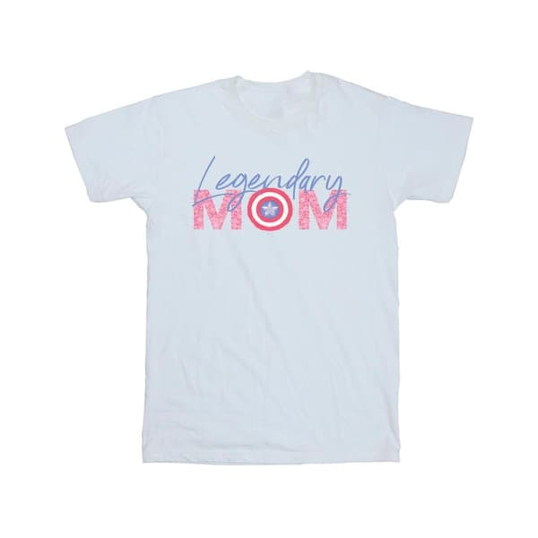 Marvel Flickor Avengers Captain America Mum T-shirt i bomull