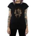 Miniatyrbild 3 av 5: Marvel Black Panther Gold Killmonger - bomulls-T-shirt för damer/kvinnor