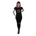 Miniatyrbild 4 av 5: Marvel Black Panther Gold Killmonger - bomulls-T-shirt för damer/kvinnor