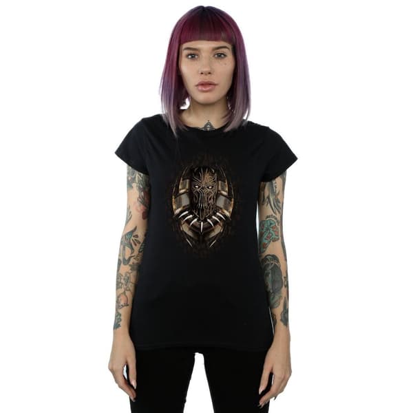 Marvel Black Panther Gold Killmonger - bomulls-T-shirt för damer/kvinnor