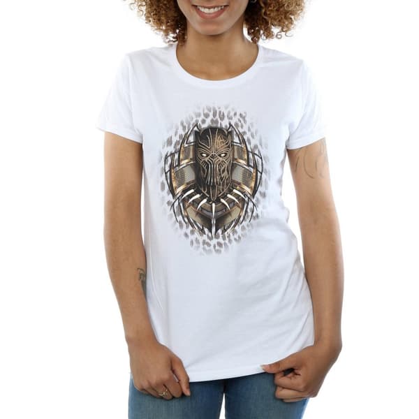 Marvel Black Panther Gold Killmonger - bomulls-T-shirt för damer/kvinnor