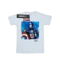Miniatyrbillede 1 af 5: Marvel Womens/Ladies Captain America Art Cotton Boyfriend T-Shirt