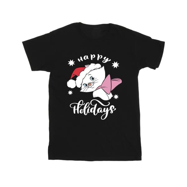 Disney Mens The Aristocats Happy Holidays T-Shirt