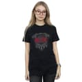 Miniatyrbild 2 av 5: AC/DC Dam / Dam Black Ice With Red Boyfriend T-shirt i bomull