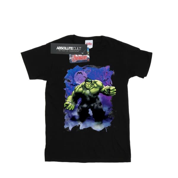 Marvel Womens/Ladies Hulk Halloween Spooky Forest Cotton Boyfriend T-Shirt