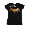 Miniatyrbilde 1 av 5: DC Comics Womens/Ladies Batman Arkham Knight Halloween Moon Logo Fill Cotton T-Shirt