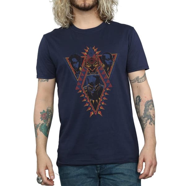 Marvel Black Panther Tribal Heads T-shirt för herrar