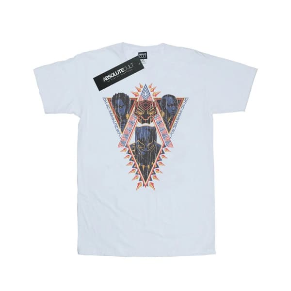 Marvel Mens Black Panther Tribal Heads T-Shirt