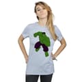 Miniatyrbilde 2 av 3: Marvel Womens/Ladies Hulk Pose Cotton Boyfriend T-Shirt