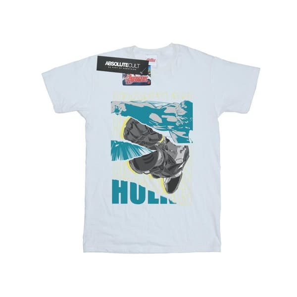Marvel Pojkar Avengers Iron Man och Hulk Collage T-shirt
