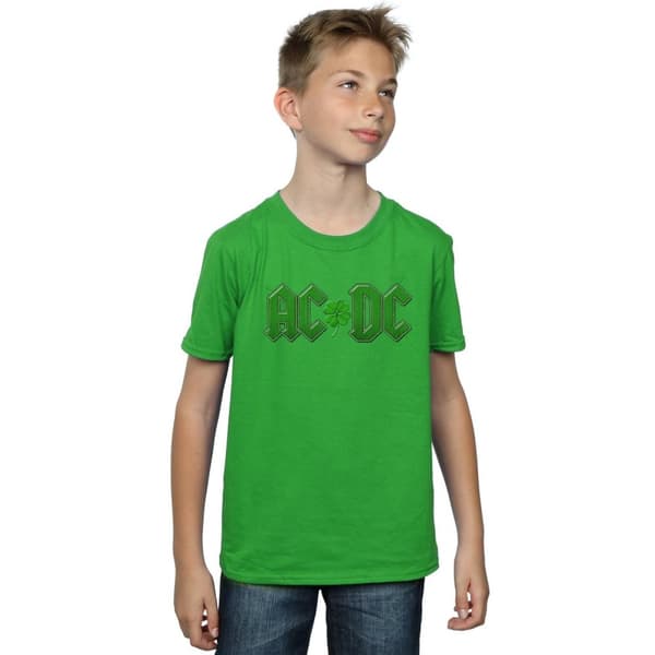 AC/DC Boys Shamrock Logo T-Shirt