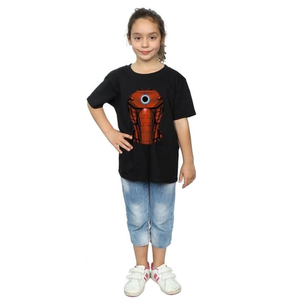 Marvel Girls Iron Man Chest Burst Cotton T-Shirt