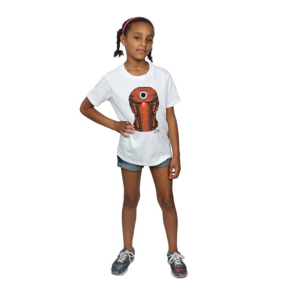 Marvel Girls Iron Man Chest Burst Cotton T-Shirt