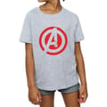 Miniatyrbilde 3 av 5: Marvel Girls Avengers Assemble Solid A Logo Cotton T-Shirt