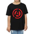 Miniatyrbilde 3 av 5: Marvel Girls Avengers Assemble Solid A Logo Cotton T-Shirt