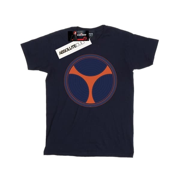 Marvel Black Widow Movie Taskmaster Distressed Shield T-shirt för herrar