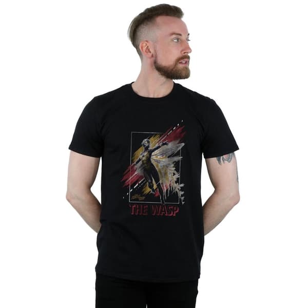 Marvel Mens Ant-Man And The Wasp Framed Wasp T-Shirt