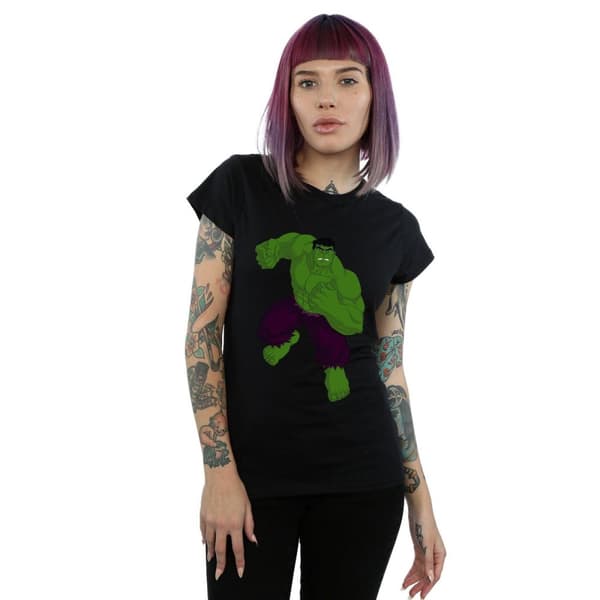Marvel Womens/Ladies Hulk Pose Cotton T-Shirt