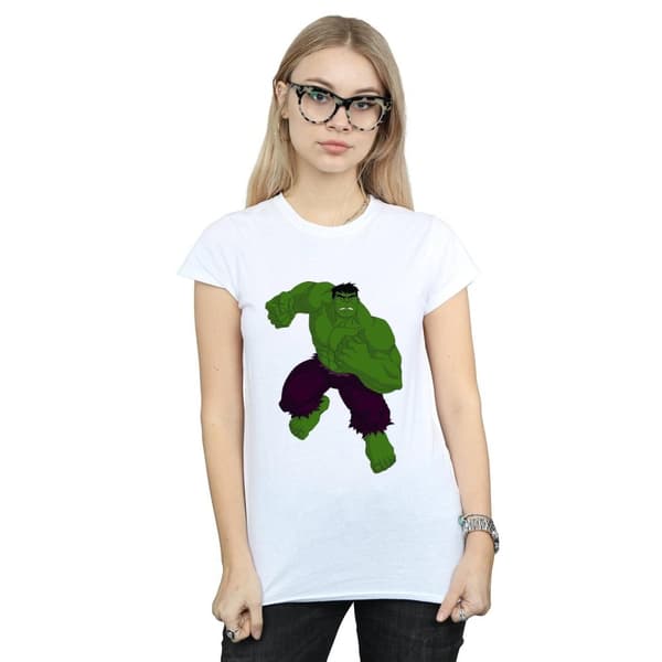 Marvel Womens/Ladies Hulk Pose Cotton T-Shirt