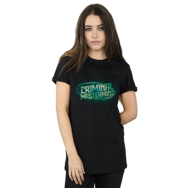 Disney Womens/Ladies Artemis Fowl Criminal Mastermind Cotton Boyfriend T-Shirt