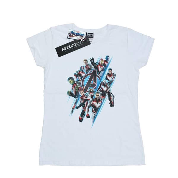 Marvel Womens/Ladies Avengers Endgame Logo Team Cotton T-Shirt